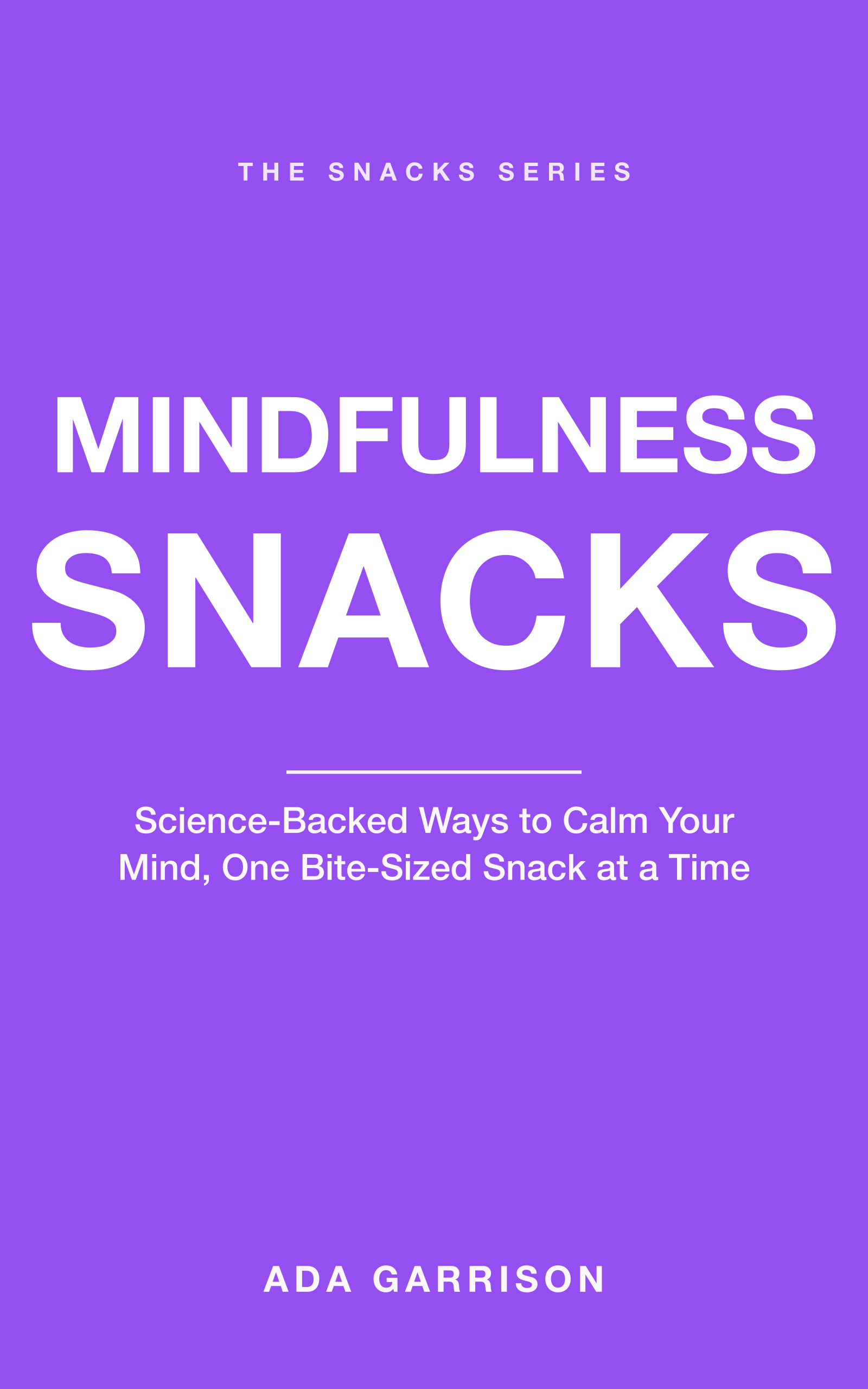 Mindfulness Snacks cover