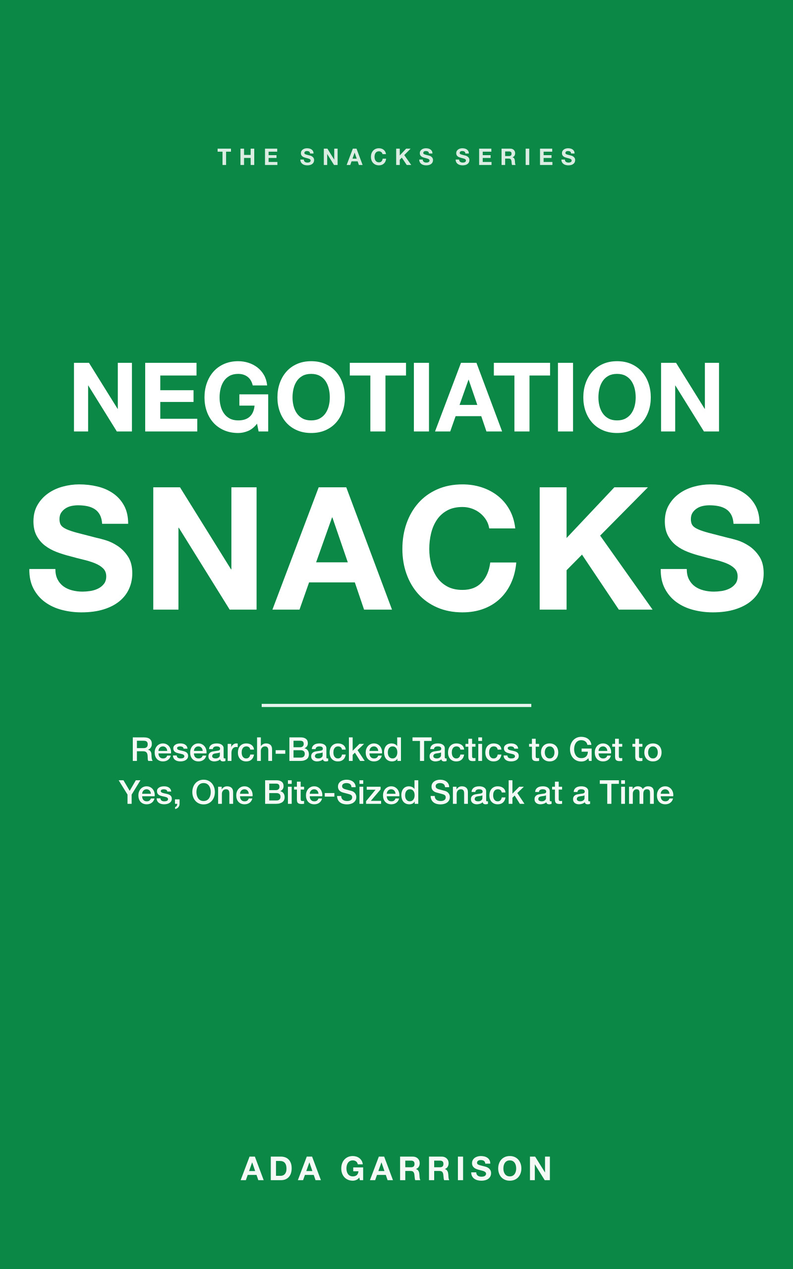 Negotiation Snacks cover